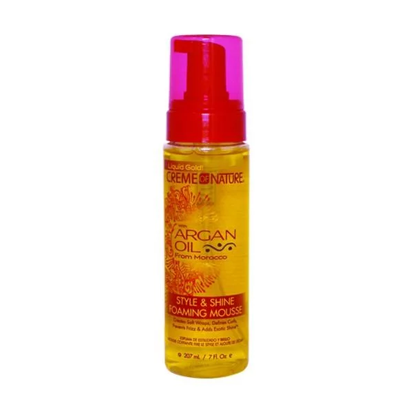 CREME OF NATURE ARGAN OIL FOAM MOUSSE 7oz